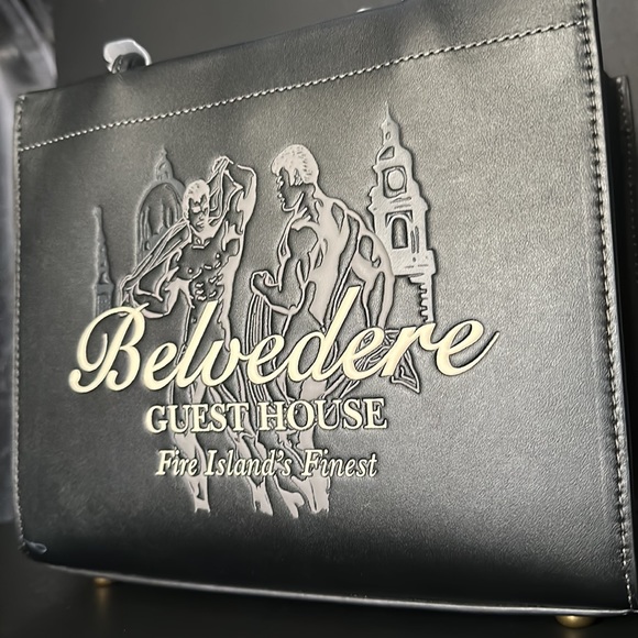 NWT Coach Belvedere Cashin Carry 22 Fire Island Graphic Leather Purse Handbag - Picture 11 of 15